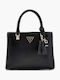 Damen Satchel Tasche Schwarz