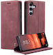 Caseme 013 Retro Book Burgundy (Galaxy S25 FE)