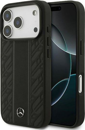 Mercedes-Benz Umschlag Rückseite Metallisch Schwarz (iPhone 17 Pro)