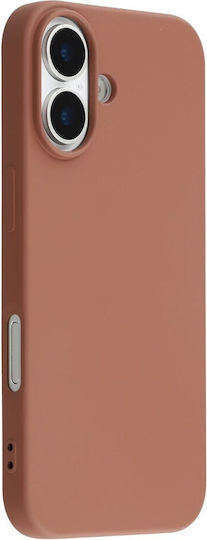X-Level Umschlag Rückseite Silikon Braun (iPhone 17)
