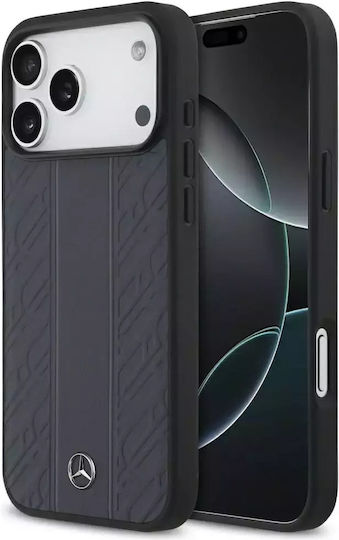 Mercedes-Benz Back Cover Δερμάτινο / Πλαστικό / Σιλικόνης Μπλε (iPhone 17 Pro Max)