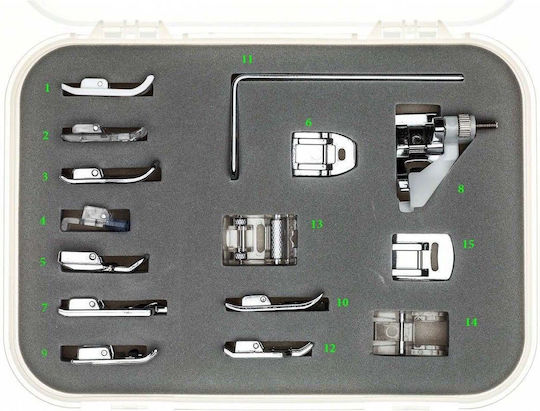 Set 15 Accessories Household Sewing Machine