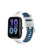 Каишка Силикон Бял (Amazfit Bip 3 / Bip 3 Pro - Амазфит Бип 3 / Бип 3 Про)
