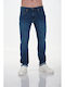 Ανδρικό Παντελόνι Τζιν με Regular Εφαρμογή Denim Blue