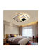 Alista Home Ceiling Mount Light Black with Integrated LED and Remote Control