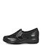 Ανατομικά Γυναικεία Slip-On Δερμάτινα Μαύρα