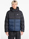 Μπουφάν Puffer Αδιάβροχο Μαύρο, Navy Μπλε