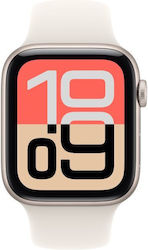 Apple Watch SE 3 40mm Starlight Aluminium Case with Starlight Sport Band Apple Watch SE 3 40mm Starlight Aluminium Case with Starlight Sport Band