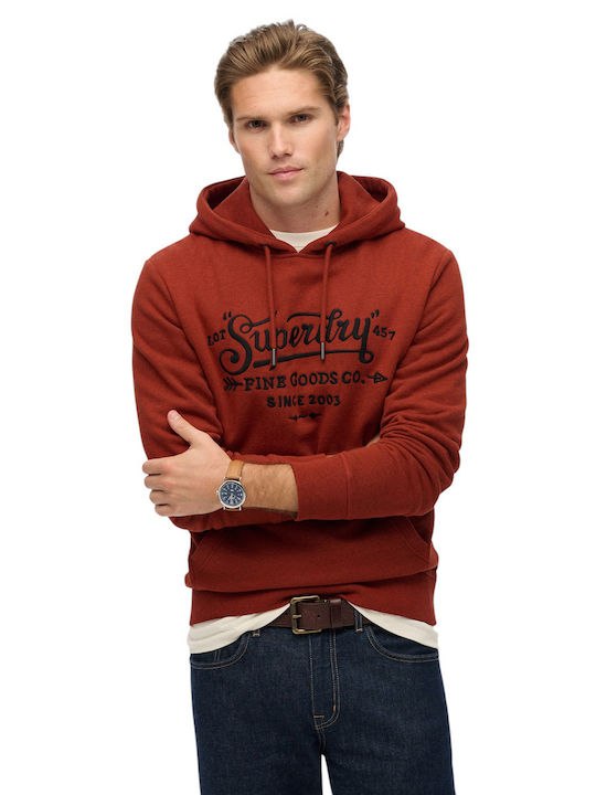 Ovin Sweatshirt with Hood Red