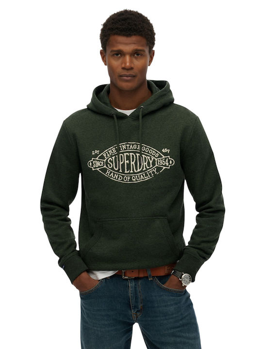 Superdry Ovin Sweatshirt with Hood Khaki