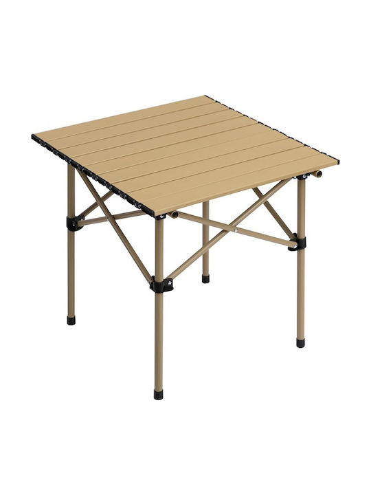 Tisch Zusammenklappbar Beige 64x50x45cm