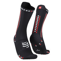 Compressport Pro Racing V4.0 Чорапи За Колоездене Улично Колело Черно/Червено Compressport Pro Racing V4.0 Чорапи За Колоездене Улично Колело Черно/Червено