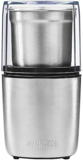 Princess Elektrischer Kaffeemühle 200W mit einer Kapazität von 70gr Braun
