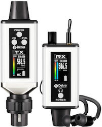 Debra Emx-1 XLR Adapter for Portable Wireless Monitoring System Transmitter & Receiver White