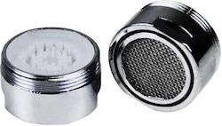 Aerator Screen Faucet External Thread Chrome Glossy 2cm – Water Saving Uniform Jet