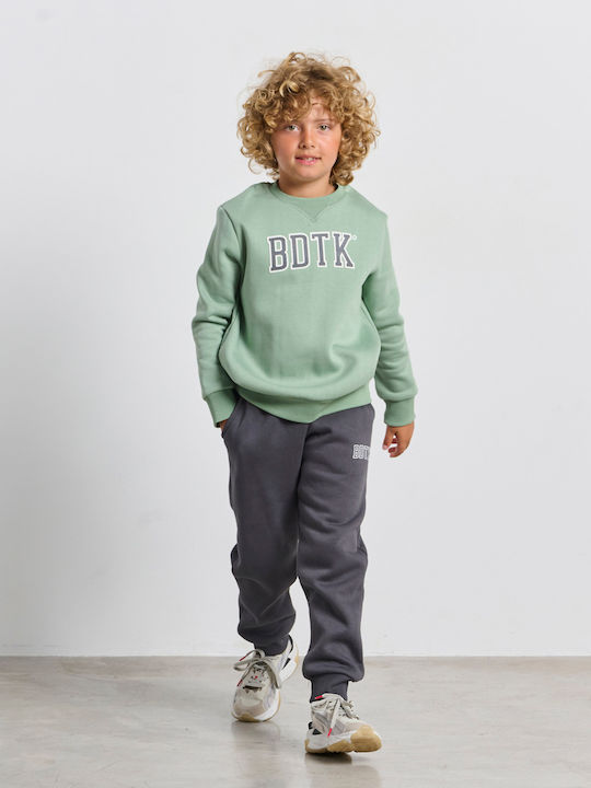 Kids Sweatpants Set Sage 2pcs