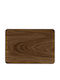Ankor Kunststoff Rechteckig Serviertablett in Braun Farbe 30x21.5x2cm 848560 1Stück