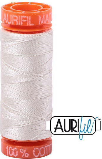 Fir De Cusut Aurifil 50wt 200m 100% Bumbac Egiptean Mako Cu Fibră Lungă