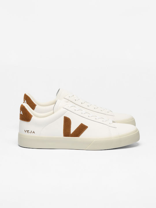Veja Campo Γυναικεία Sneakers White / Cognac
