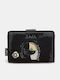 Small Fabric Women's Wallet Classic with RFID Black