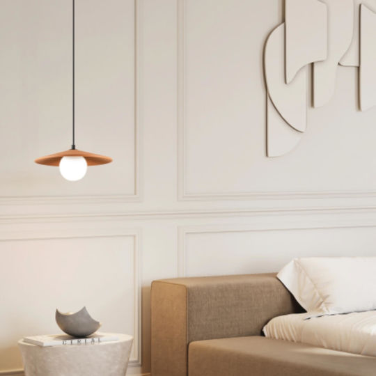 Zambelis Lights Pendant Light Orange with Socket G9