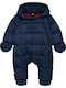 Tommy Hilfiger Body pentru Bebeluși de Ieșire Mânecă lungă Dark Blue