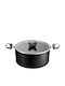 Tefal Excellence Saute Pan from Aluminum with Lid with Non-Stick Coating 24cm