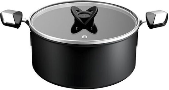 Tefal Excellence Saute Pan from Aluminum with Lid with Non-Stick Coating 24cm