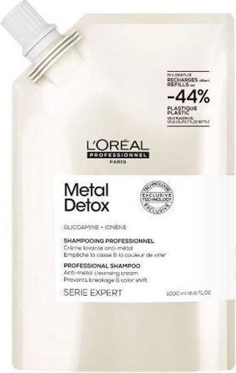 L'Oréal Professionnel Metal Detox Refill Шампоан За Възстановяване и Подхранване и Дълбоко Почистване За Боядисана Коса 1000ml