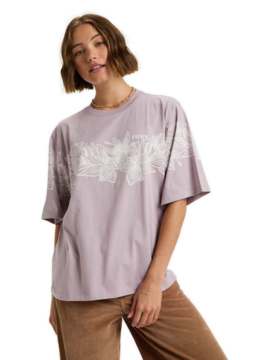 Roxy Hangloose Women's T-shirt Purple