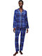 Triumph Set Pijamale pentru Femei Dark Blue Boyfriend Pw 01 X