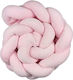 Baby Star Crib Bumpers Braided Inside Pink 19x200cm