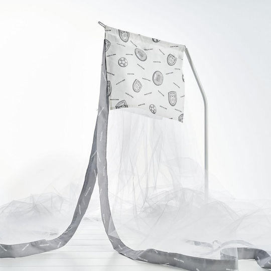 Vesta Home Mosquito Net Crib Tulle Gray 490x180cm