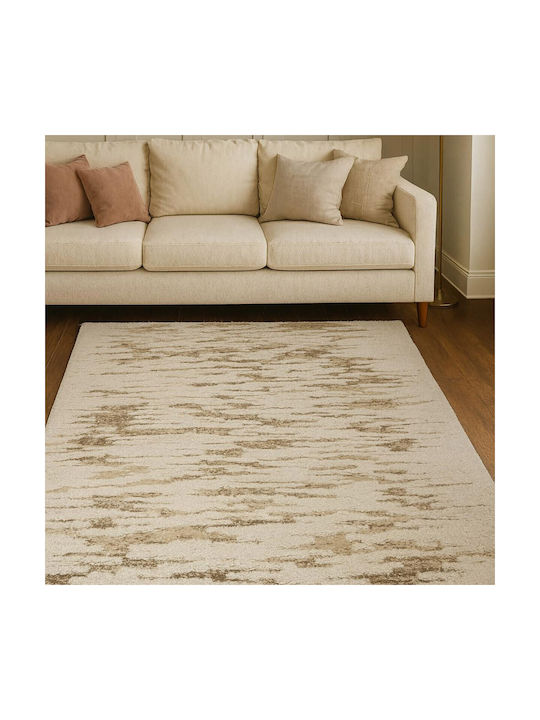 Beauty Home Home Σετ Μοντέρνα Χαλιά Κρεβατοκάμαρας Μπεζ 9655-ΣΕΤ 3τμχ