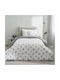 Vesta Home Set Single Cotton Sheets Kids Paok02 Gray 170x260cm 3 Pieces