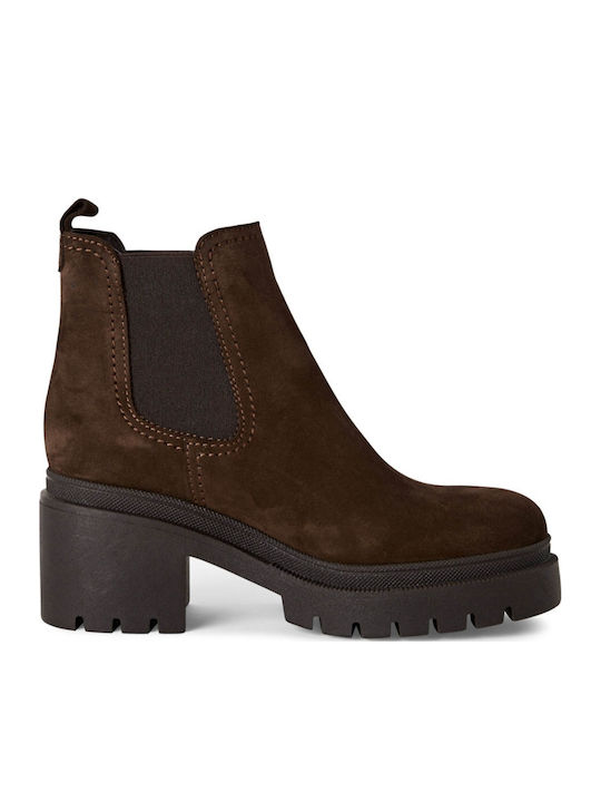 Tamaris Leder Damen Chelsea Stiefeletten mit mi...