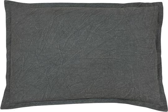 Sofa Cushion 100% Cotton Gray 40x60cm