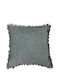 Sofa Cushion 100% Cotton Light Gray 60x60cm