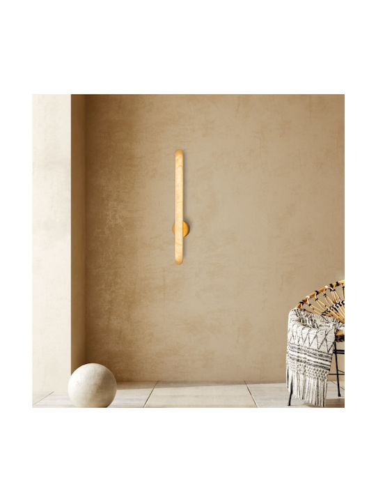 Zambelis Lights Φωτιστικό Τοίχου με Ενσωματωμένο LED και Θερμό Λευκό Φως