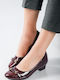 Patent Leather Burgundy Heels