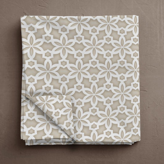 Isadore Lorraine Cearșaf Super dublu 220x260cm. Elegant-beige