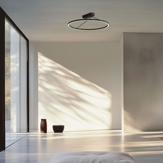 Zambelis Lights Deckenleuchte Schwarz mit Integrierter LED
