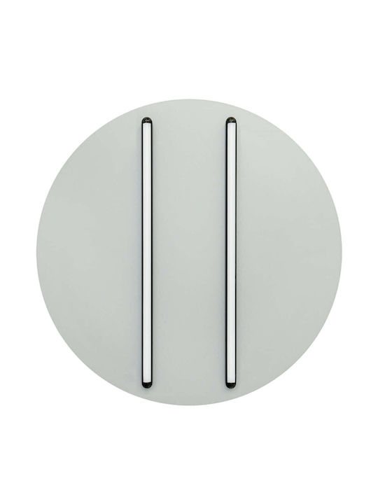 Zambelis Lights Ceiling Mount Light Black with Integrated LED
