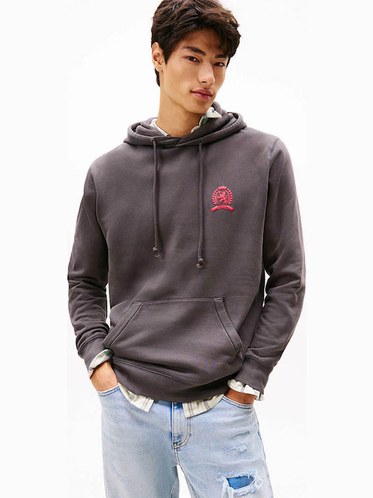 Tommy Hilfiger Crest Мъжки Суитшърт с Качулка Ч...