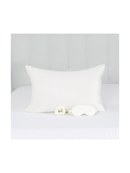 Beauty Home Art 7005 Pillowcase Set with Envelope Cover Ecru 50x70cm.