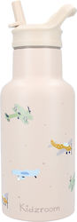 Kidzroom Sticlă Pentru Copii Termos 350ml Bej Kidzroom Sticlă Pentru Copii Termos 350ml Bej