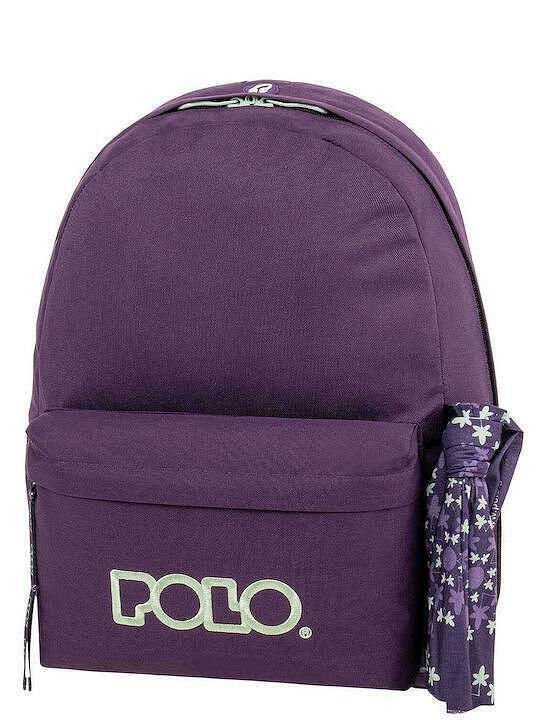 Polo Original Scarf Σχολική Τσάντα Πλάτης Μωβ 2025