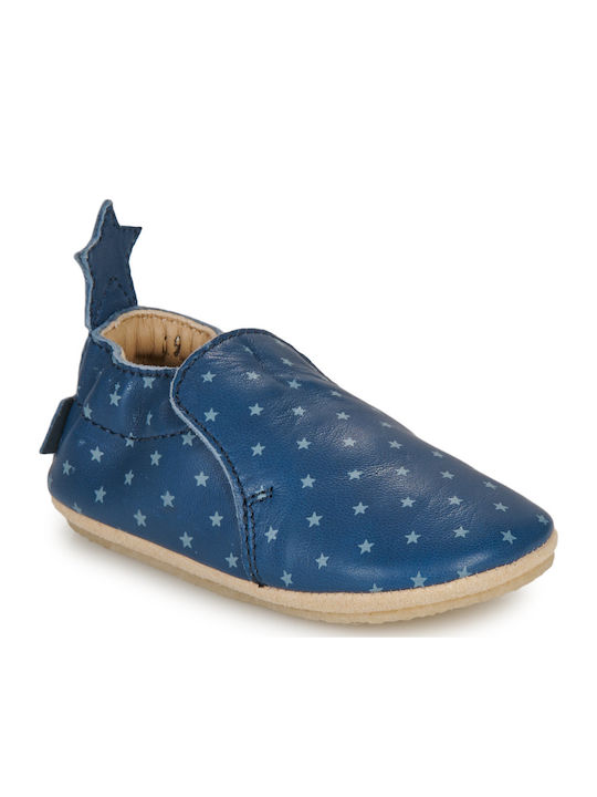 Bonton Baby Hausschuhe Blau