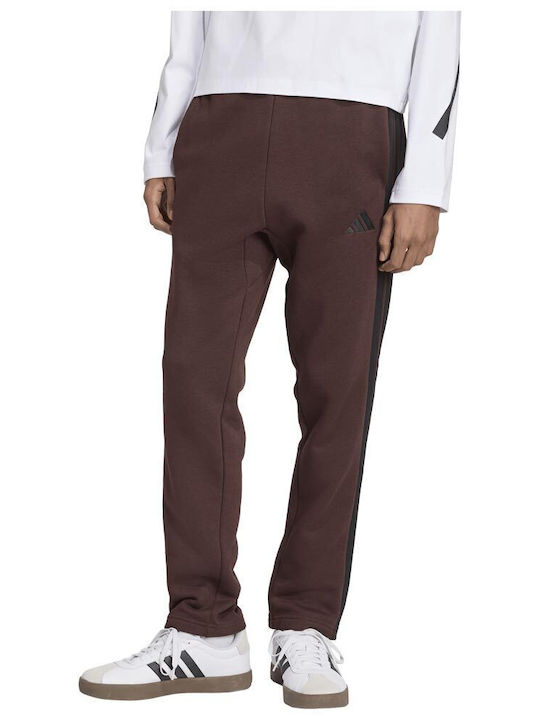 Essentials 3-stripes Sweatpants Brown