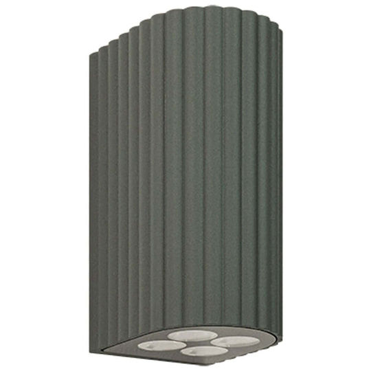 Zambelis Lights Стенно Външно Осветително Тяло LED IP54 с Топло бяло Светлина Двоен лъч
